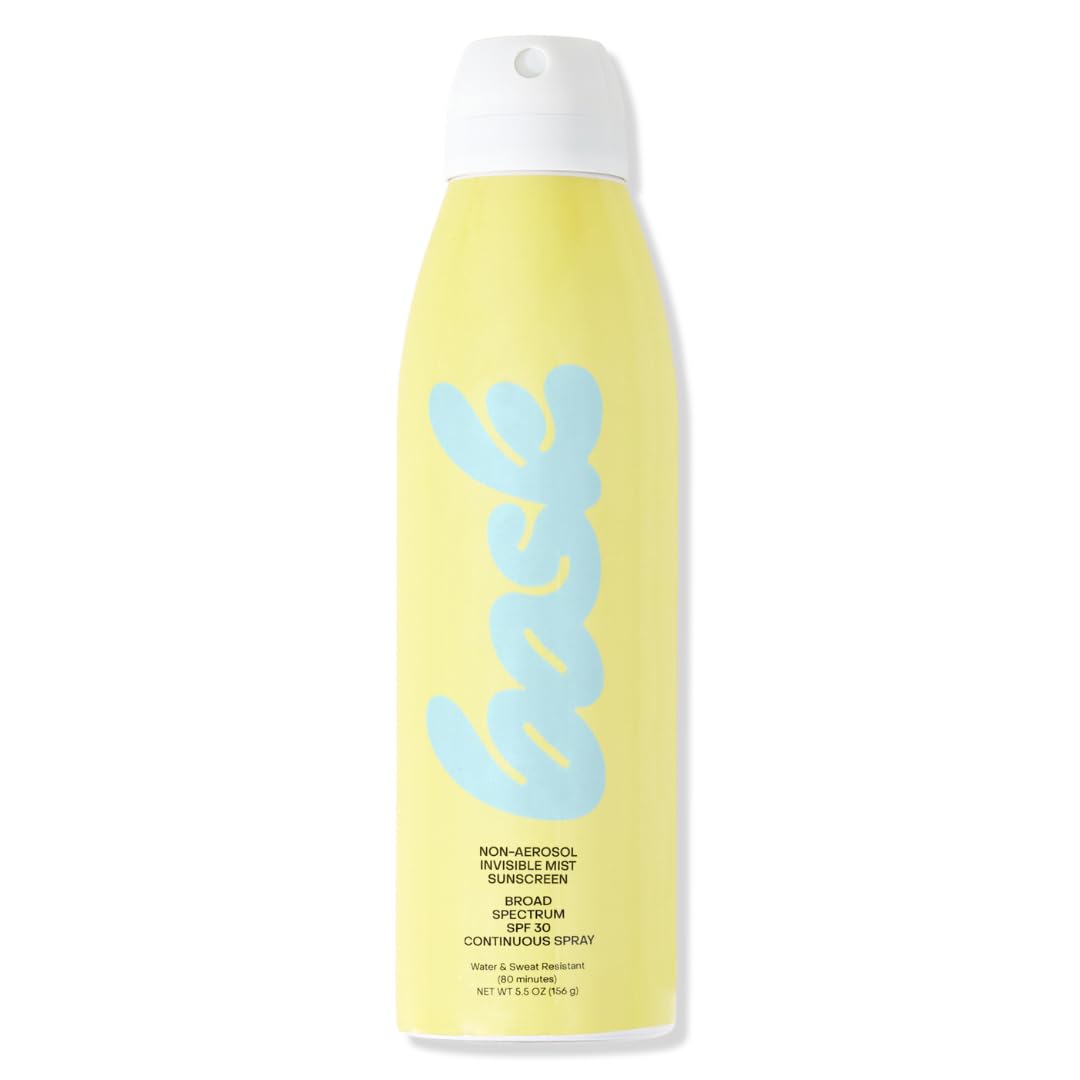 Bask SPF 50 Sunscreen Spray - Non-Aerosol, Broad Spectrum UVA/UVB Protection, Dermatologist Recommended, Moisturizing, Lightweight & Non-Greasy, 5.5 oz