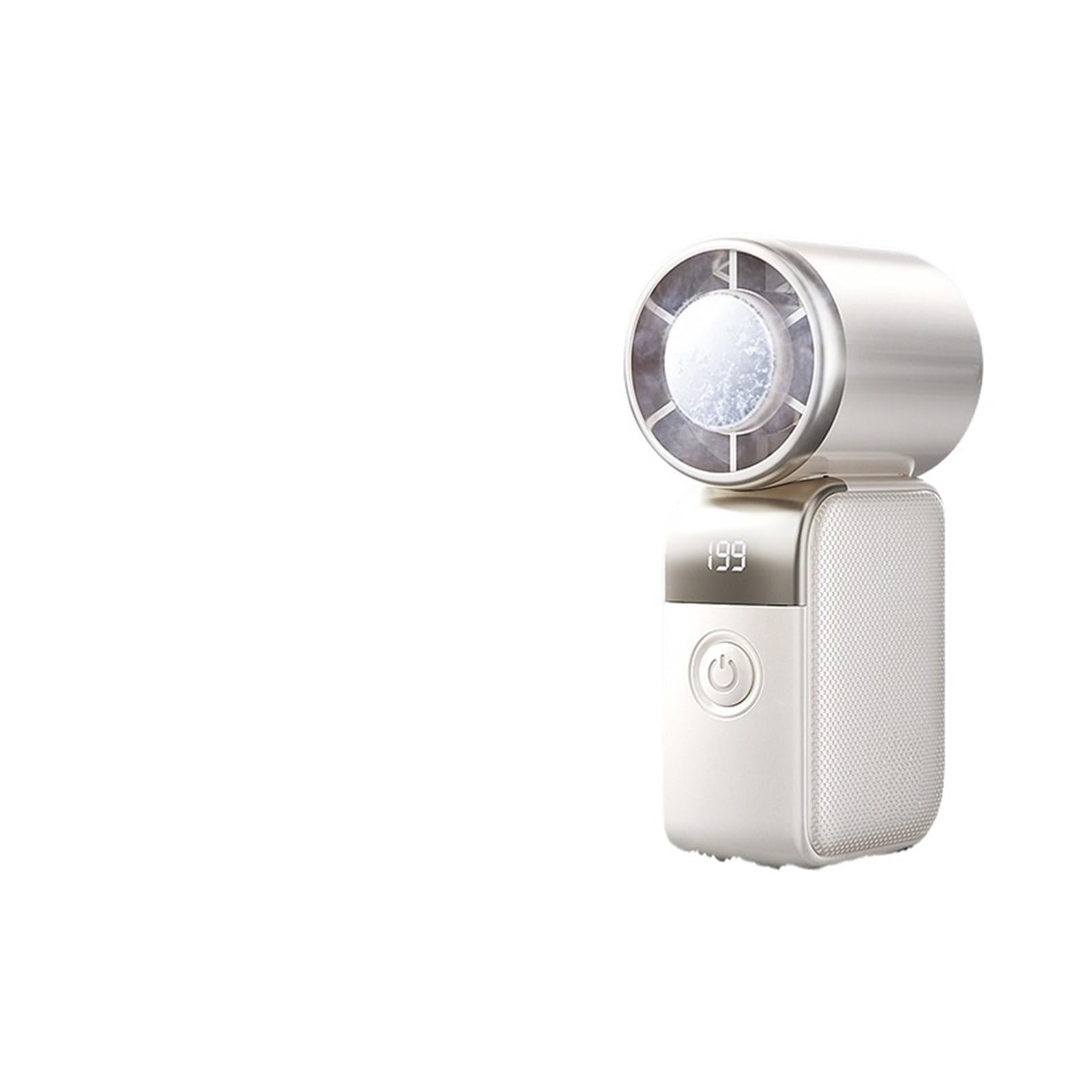 Of the mini portable handheld cooling fan USB rechargeable brushless motor high-speed turbine small wind cannon