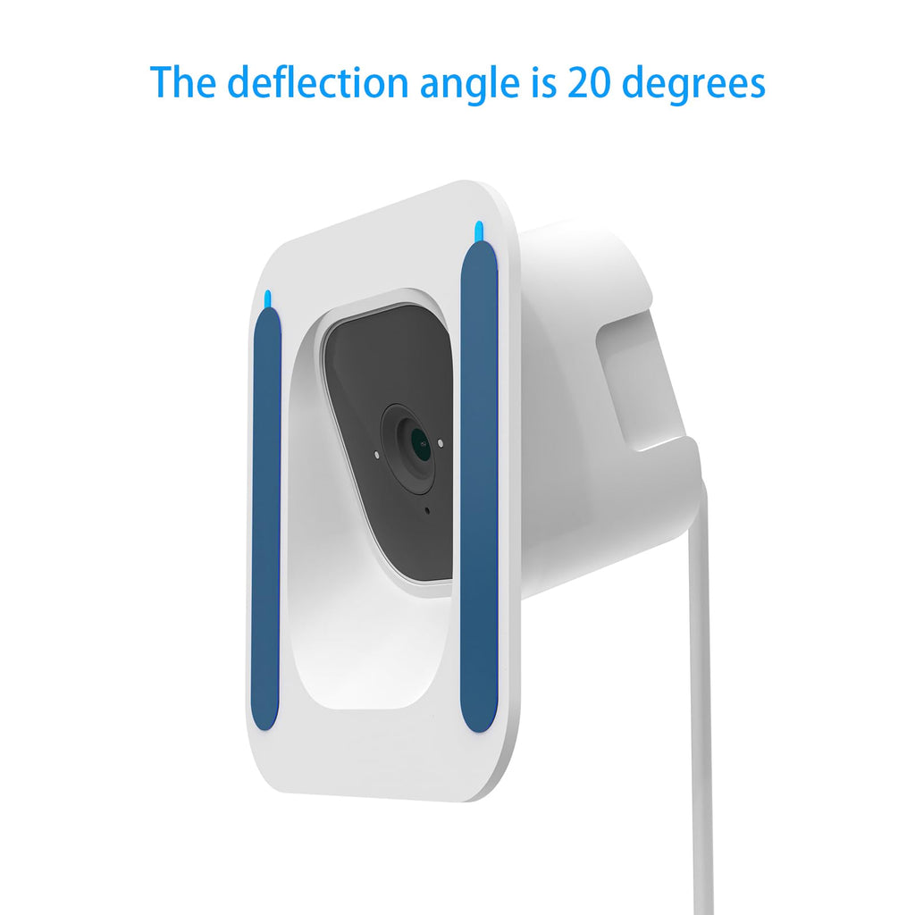HOLACA 20° Angle Window Mount for Blink Mini/Blink Mini2 Camera - Black | 20 Degrees Tilt, 3M Adhesive, Quick Installation