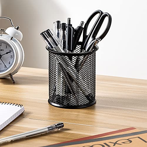 Smart Home Basics Wire Mesh Pen Holder, Pencil Cup Desk Organizer for for Daily Use