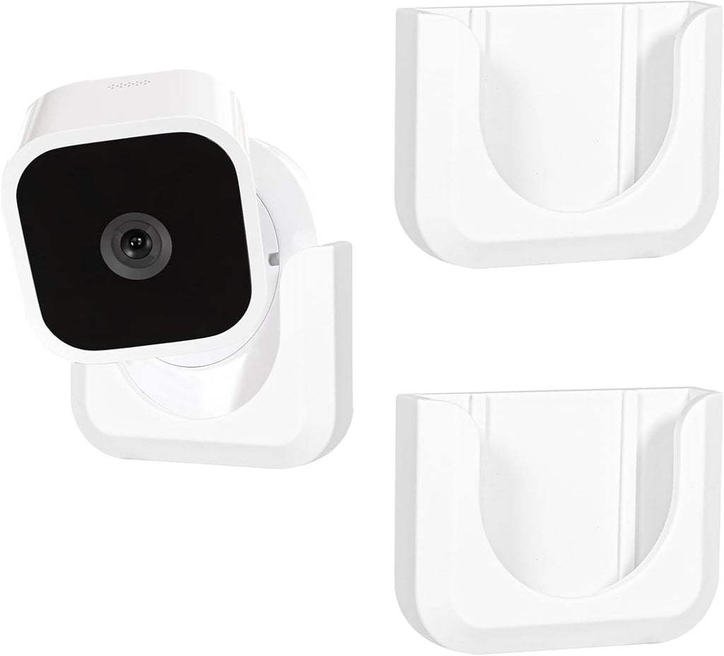 Adhesive Wall Mount Bracket for Blink Mini Indoor Camera, No Drill, No Screws, Decorate Damage-Free, Easy to Install (2 Pack)