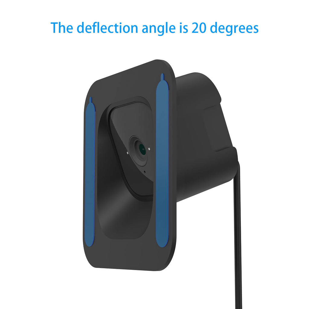 HOLACA 20° Angle Window Mount for Blink Mini/Blink Mini2 Camera - Black | 20 Degrees Tilt, 3M Adhesive, Quick Installation