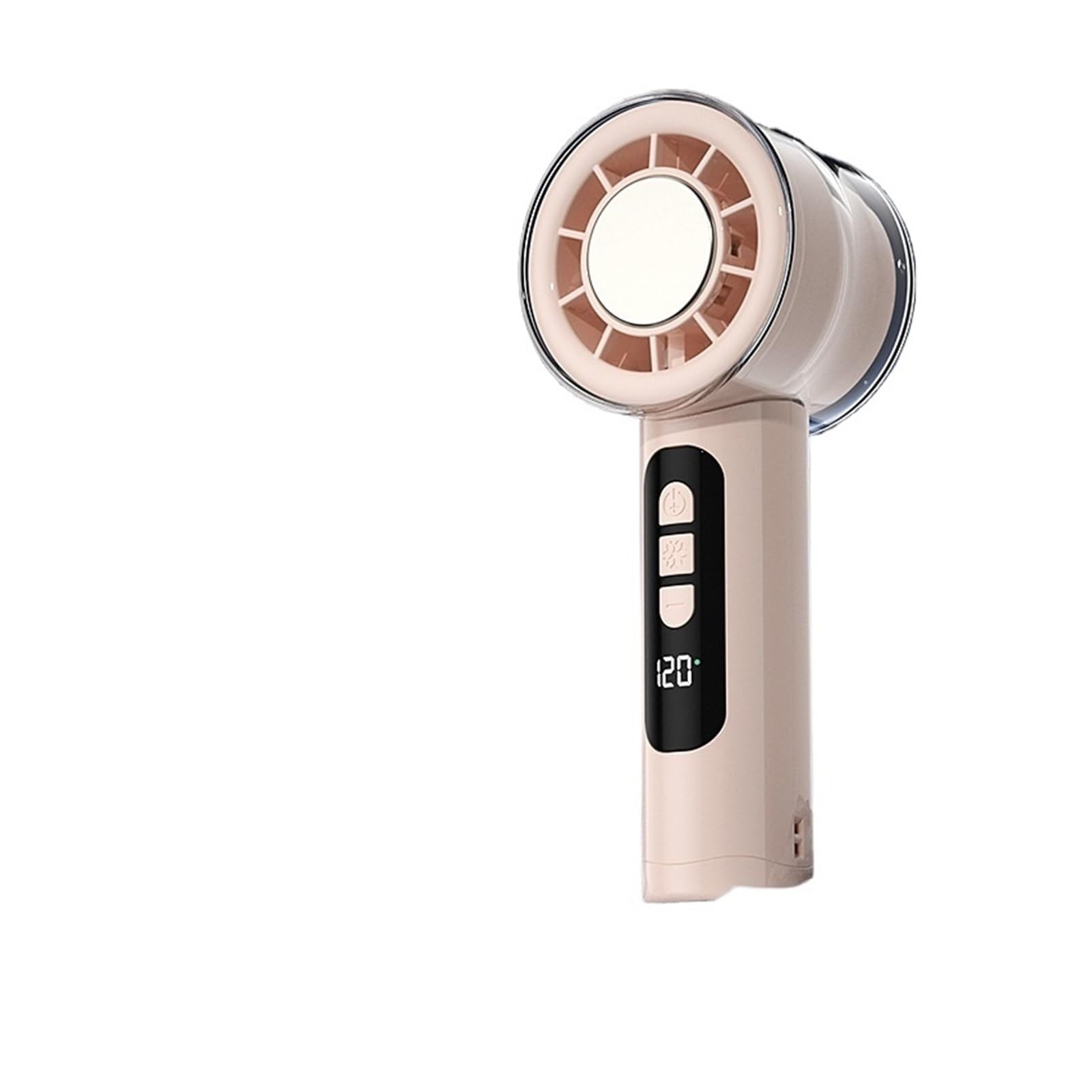 handheld fan USB digital display long battery life turbine large wind small outdoor portable electric