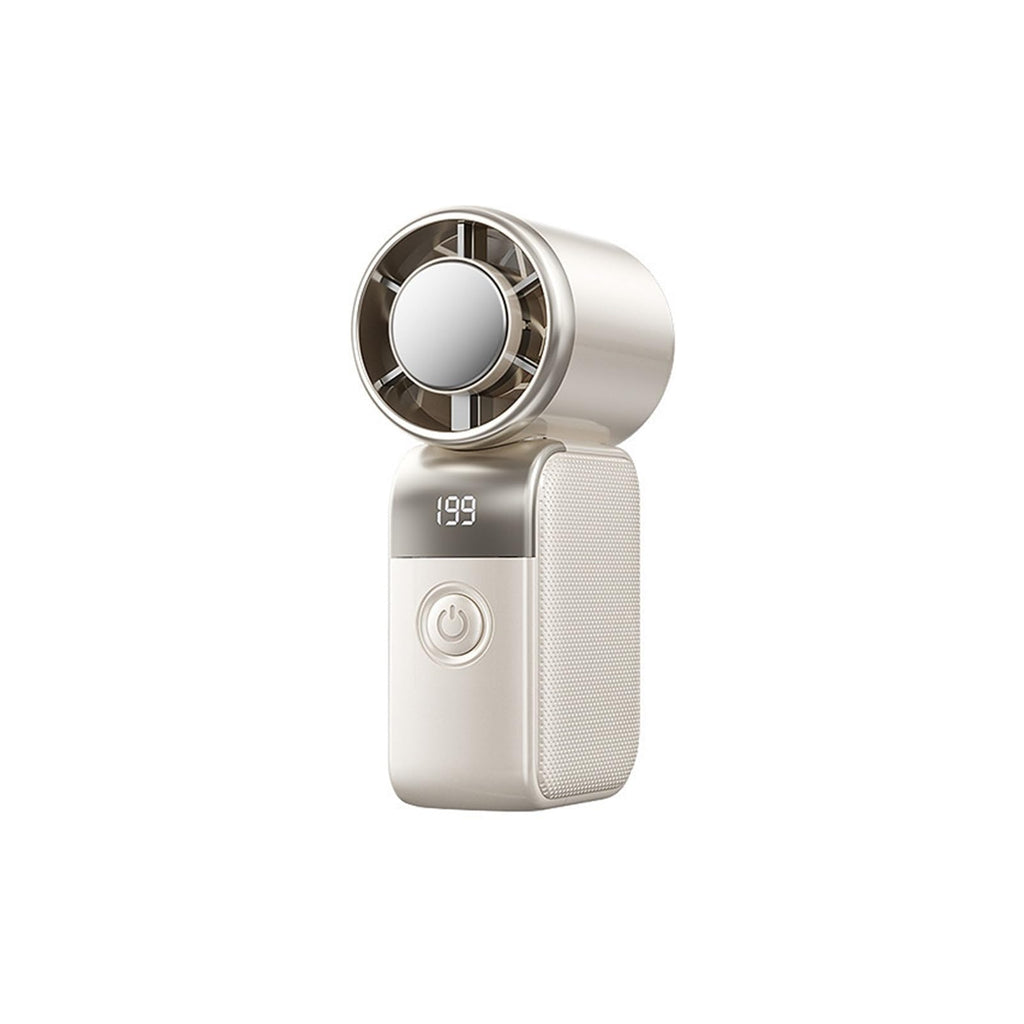 Of the mini portable handheld cooling fan USB rechargeable brushless motor high-speed turbine small wind cannon