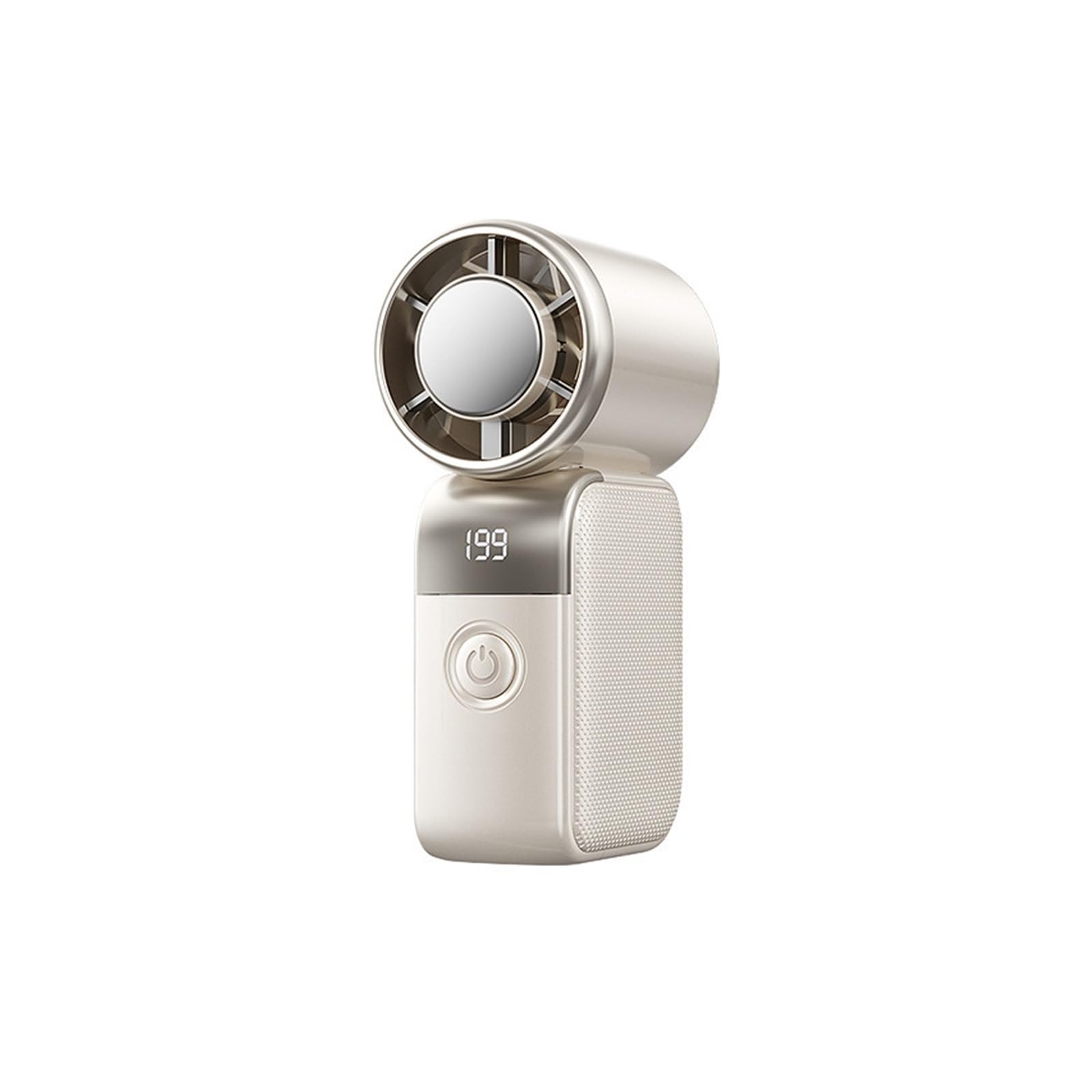 Of the mini portable handheld cooling fan USB rechargeable brushless motor high-speed turbine small wind cannon