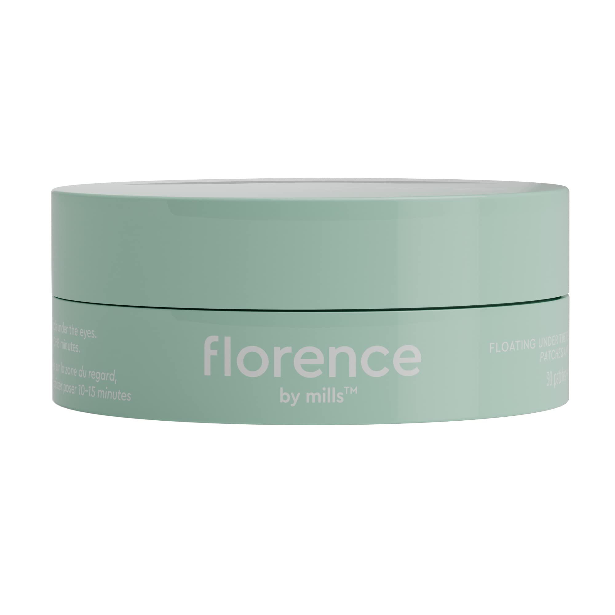 florence by mills Floating Under the Eyes Depuffing Gel Pads | Re-Energize Tired Under Eyes | Hydrating | Vegan & Cruelty-Free - 30 Pairs/60 count