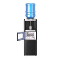 ICEPURE 3-in-1 Water Dispenser with Built-in Ice Maker, Water Cooler Dispenser for 5 Gallon Bottle Top Loading, Hot and Cold Water Dispenser with Child Lock for Home and Office, 33lbs/24H