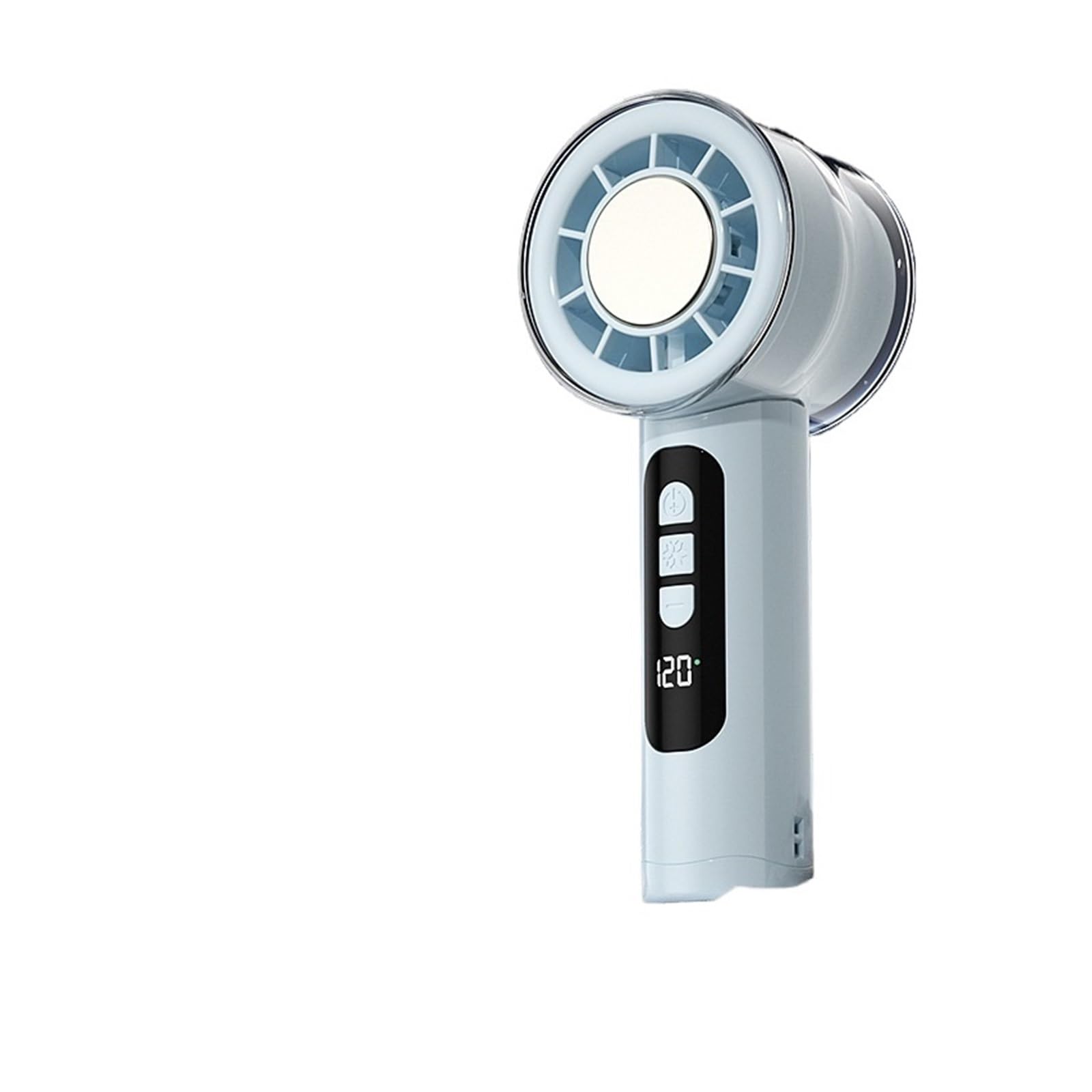 handheld fan USB digital display long battery life turbine large wind small outdoor portable electric
