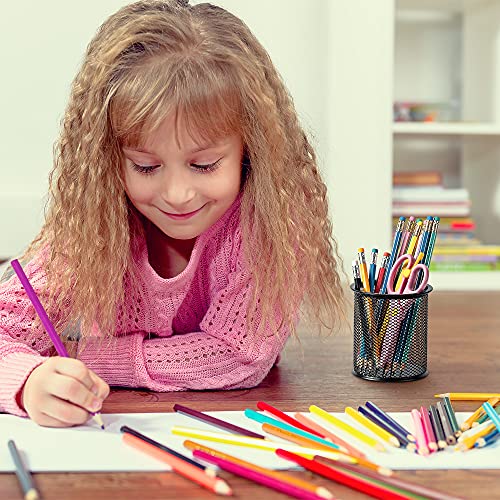 Smart Home Basics Wire Mesh Pen Holder, Pencil Cup Desk Organizer for for Daily Use