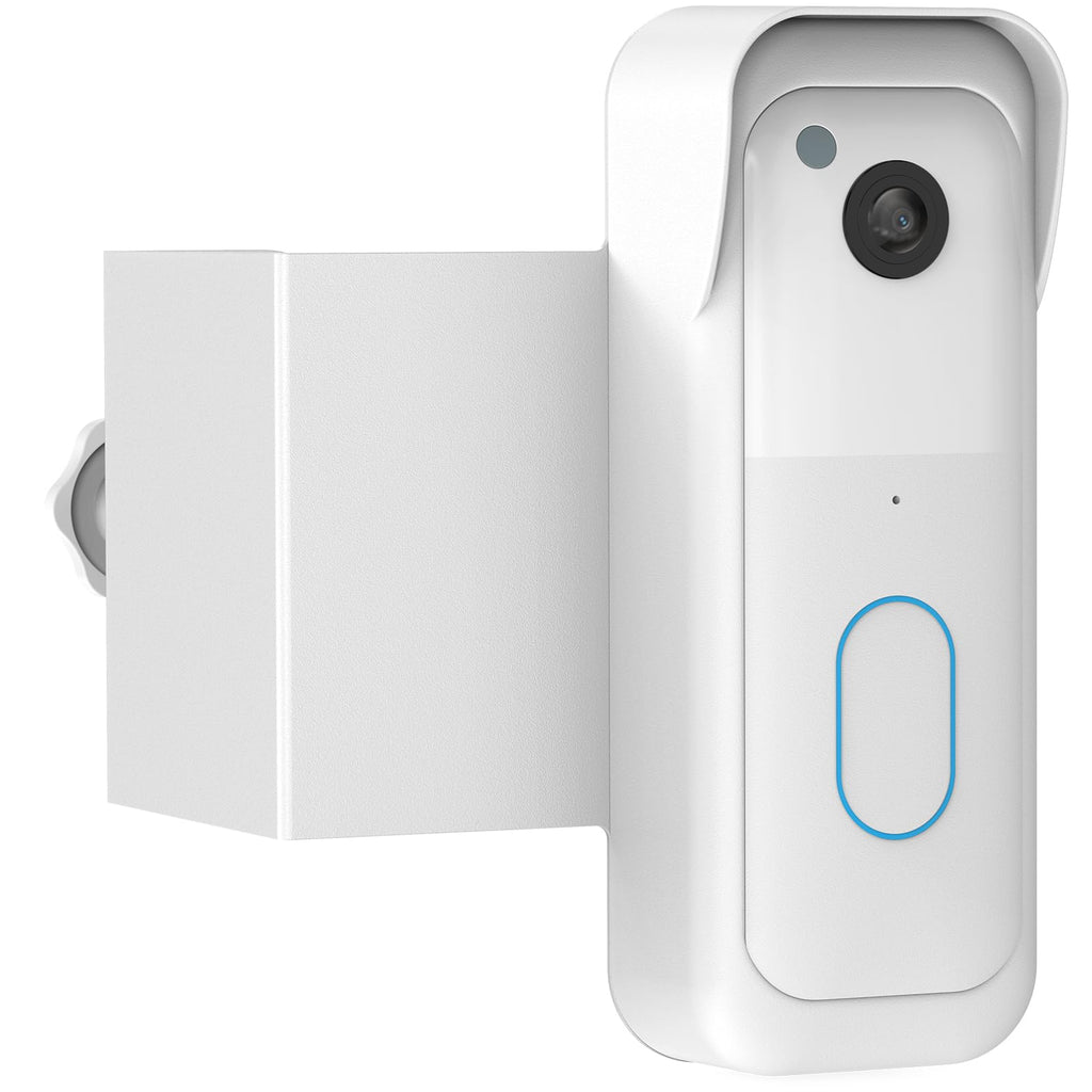 No-Drill Blink Doorbell Mount, Anti-Theft Door Mount for Blink Doorbell Camera, Quick Install Doorbell Kits Ideal for Rental Apartments, No Sensor Blockage, Black