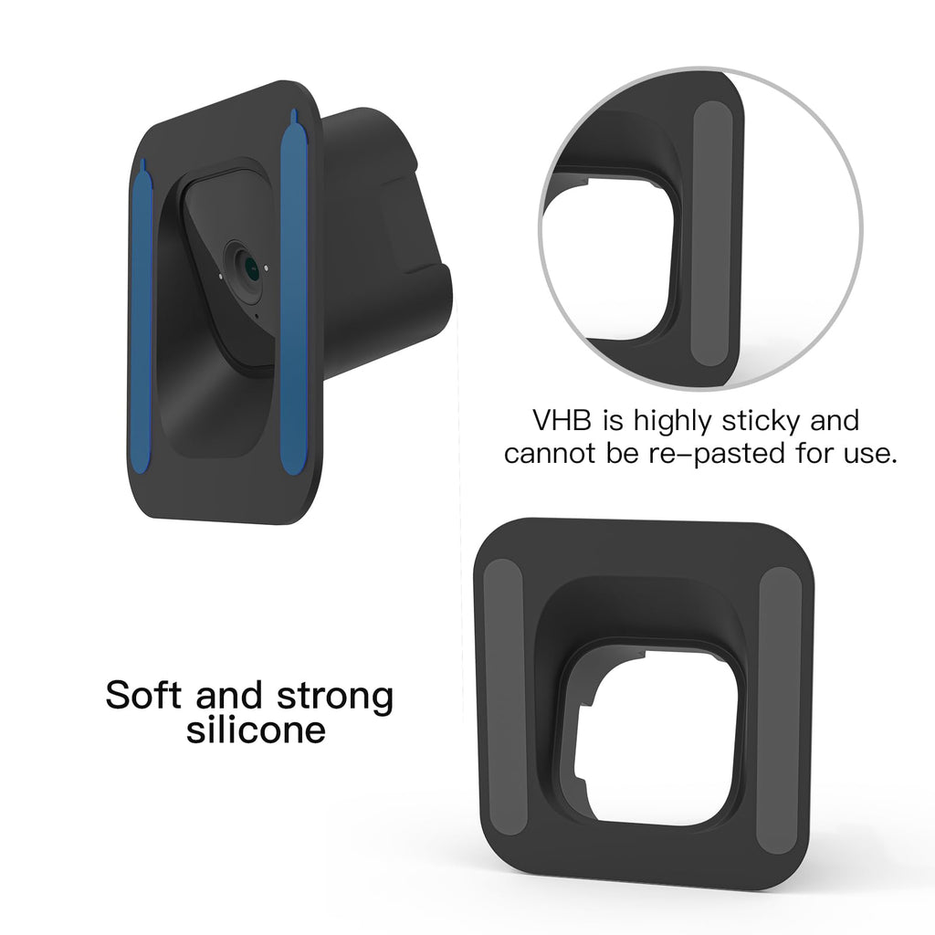 HOLACA 20° Angle Window Mount for Blink Mini/Blink Mini2 Camera - Black | 20 Degrees Tilt, 3M Adhesive, Quick Installation
