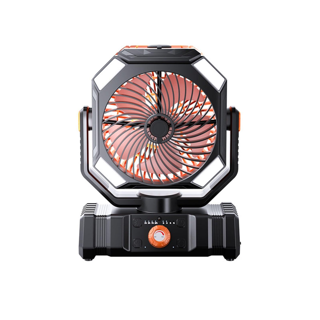 Outdoor camping rechargeable fan fishing small dormitory refrigeration USB cooling portable long battery life shaking head