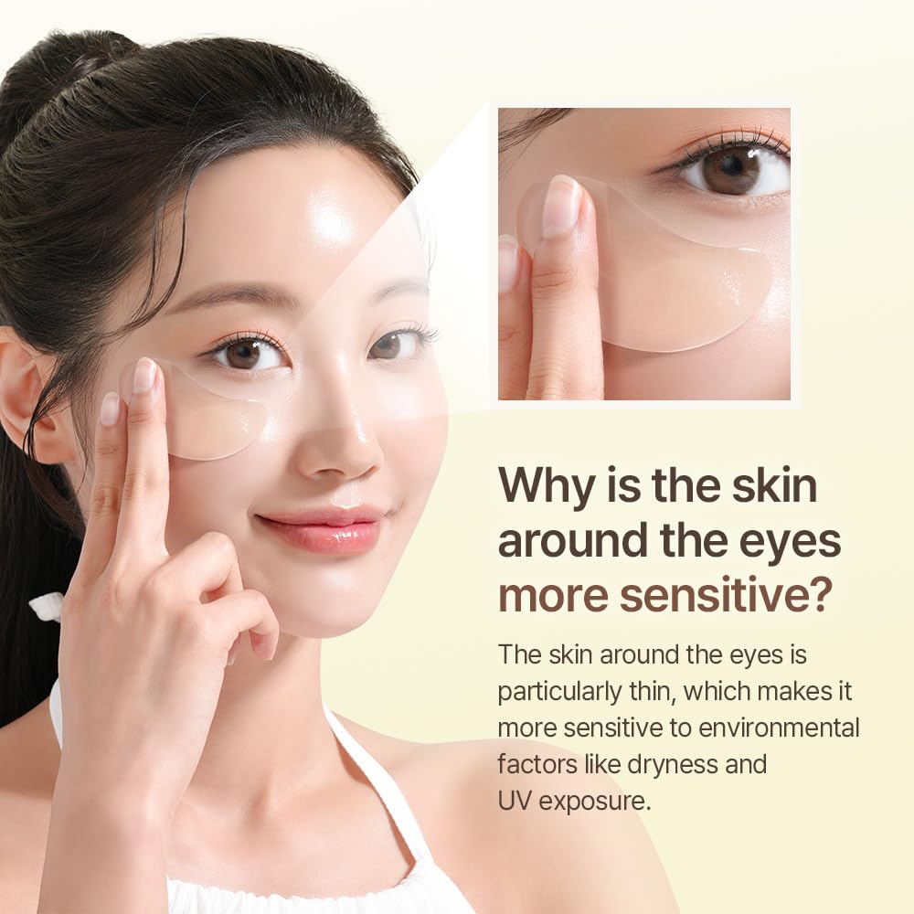 mixsoon Collagen Hydrogel Eye Patches Hydrating Gel Eye Mask with Collagen, Peptides and Amino Acids for Smooth Under Eye Skin Care 84 g / 2.84 fl.oz. (30 pairs) Korean Glass Skin Care