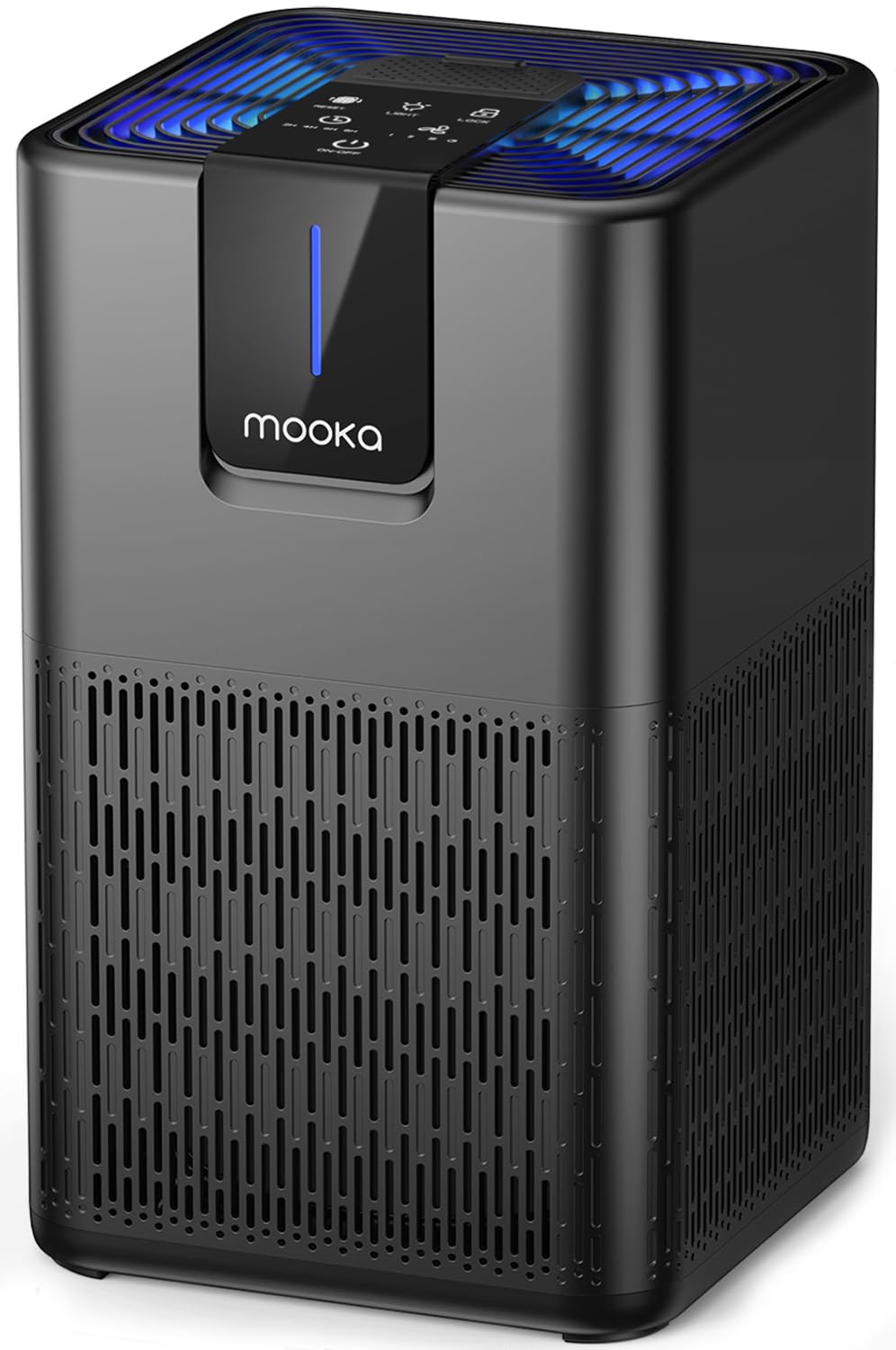 Air Purifiers for Home Large Room 1250 Ft²,MOOKA H13 HEPA Air Purifier for Pets Dust Odor Smoke,Aromatherapy Function,Air Cleaner with 15dB Quiet Sleep Mode for Bedroom Office Living Room,M05,White