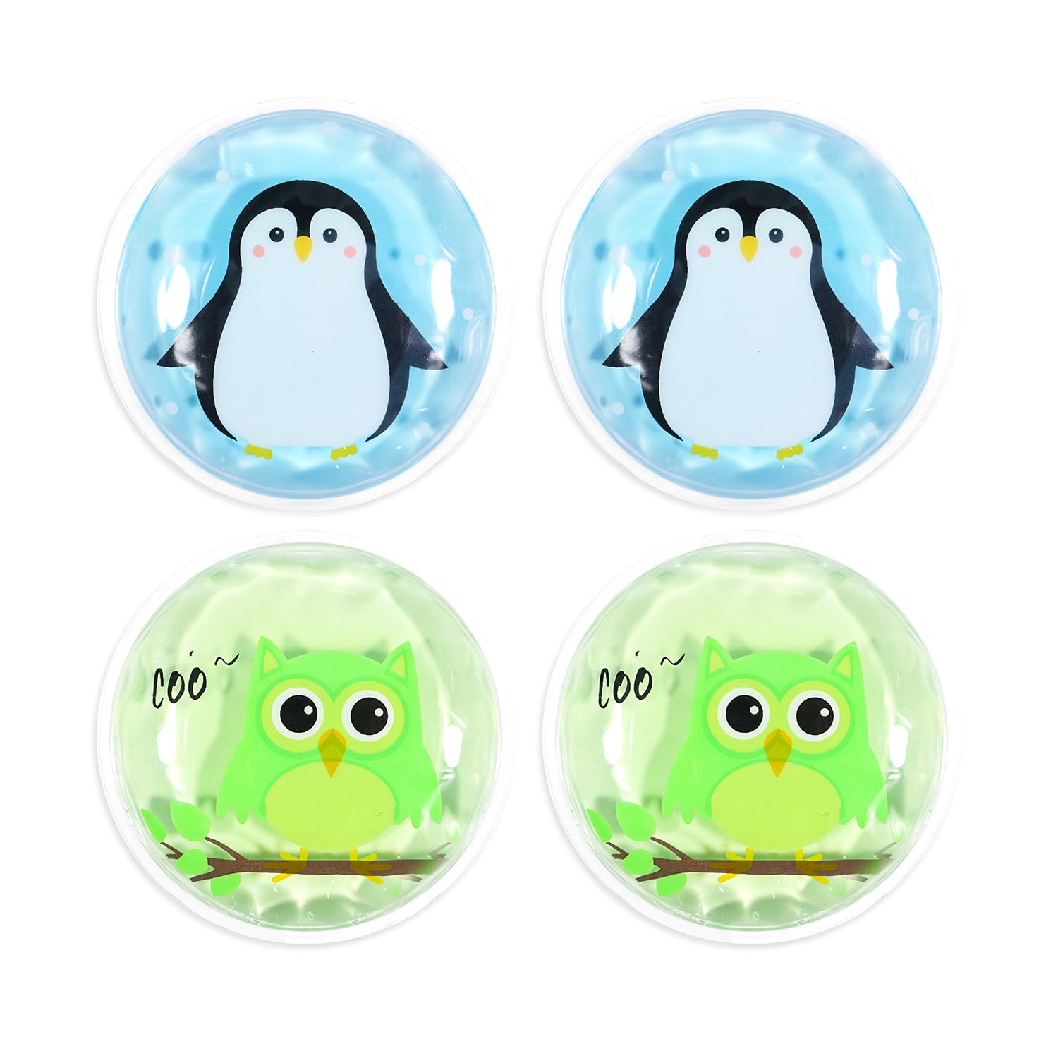 4PCS Gel Eye Ice Pack Set Reusable, Cold and Hot Compress for Eyes, Ice Pack for Eyes, Cooling Eye Pads for Eye Strain, Swelling, Redness, Dark Circles, Puffy Eyes, and Eye Recovery Surgery.