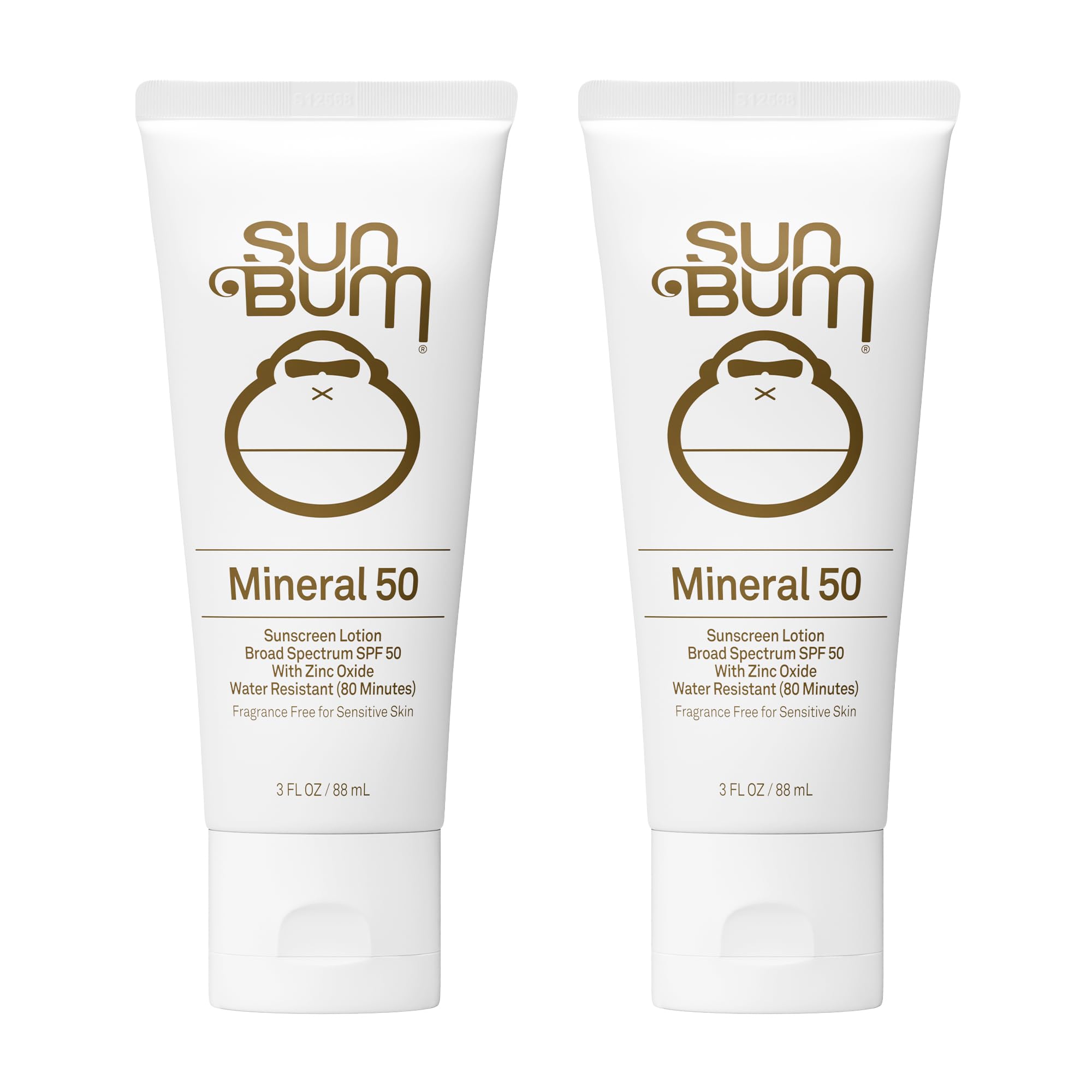 Sun Bum Mineral SPF 50 Sunscreen Body Lotion - Broad Spectrum Moisturizing Sunscreen with Vitamin E - Vegan and Hawaii 104 Act Compliant (Made without Octinoxate & Oxybenzone) - Travel Size - 3 oz
