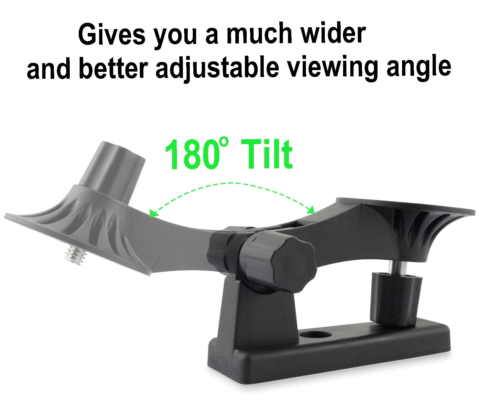 LEFXMOPHY Wall Mount Compatible for Blink Mini Pan-Tilt Mount for Ceiling Mounting Kit 180 Degree Adjustable (Black)