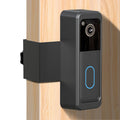 Anti-Theft Blink Doorbell Door Mount,Only for All-new Blink Video Doorbell (2nd Gen) No-Drill Mounting Bracket cover Holder Not Block Doorbell Sensor Easy to Install Blink Video Doorbell Accessories
