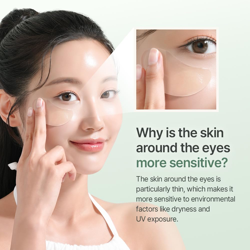 mixsoon Collagen Hydrogel Eye Patches Hydrating Gel Eye Mask with Collagen, Peptides and Amino Acids for Smooth Under Eye Skin Care 84 g / 2.84 fl.oz. (30 pairs) Korean Glass Skin Care