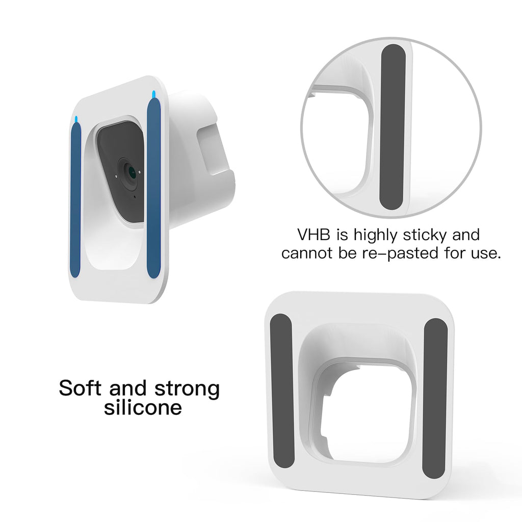 HOLACA 20° Angle Window Mount for Blink Mini/Blink Mini2 Camera - Black | 20 Degrees Tilt, 3M Adhesive, Quick Installation