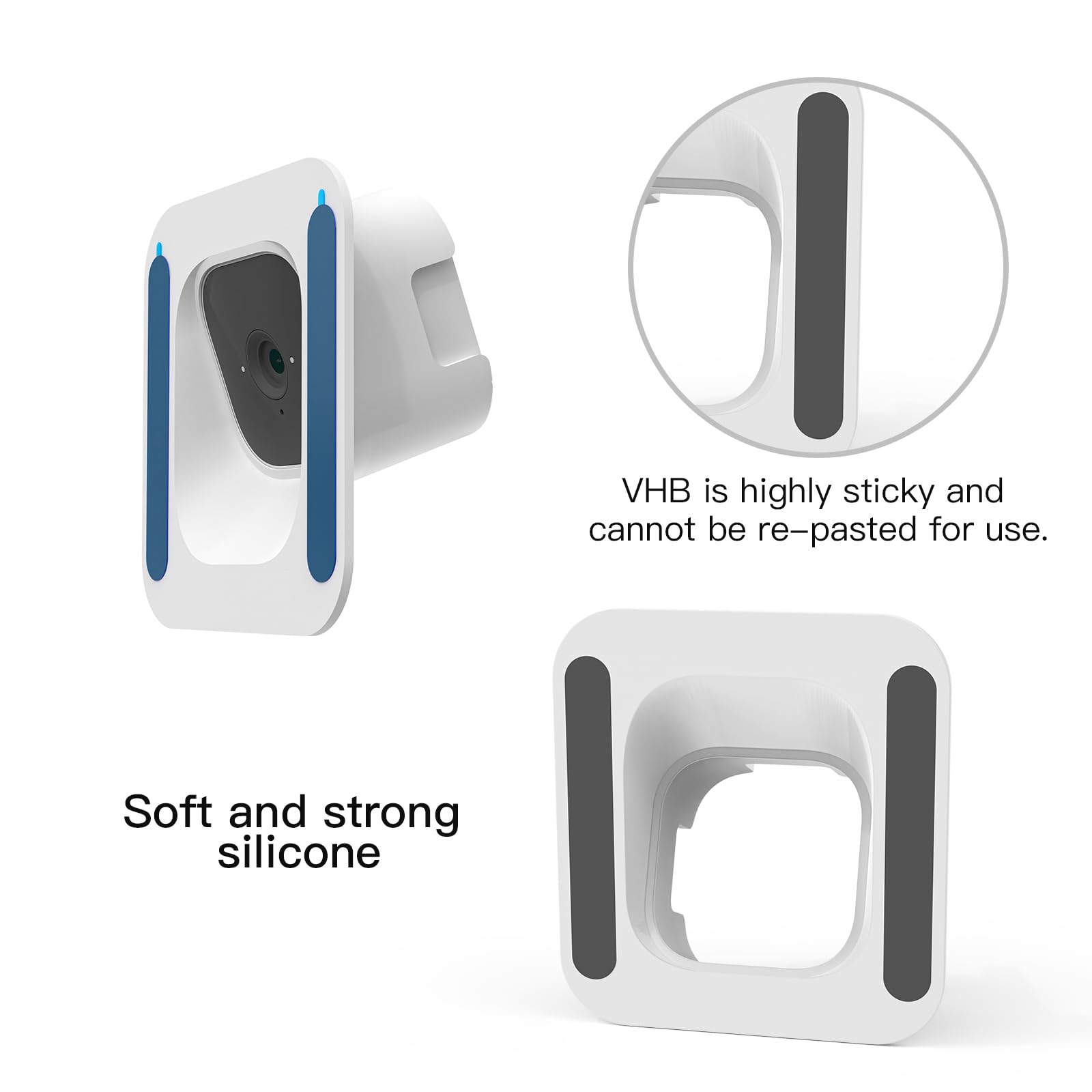 HOLACA 20° Angle Window Mount for Blink Mini/Blink Mini2 Camera - Black | 20 Degrees Tilt, 3M Adhesive, Quick Installation