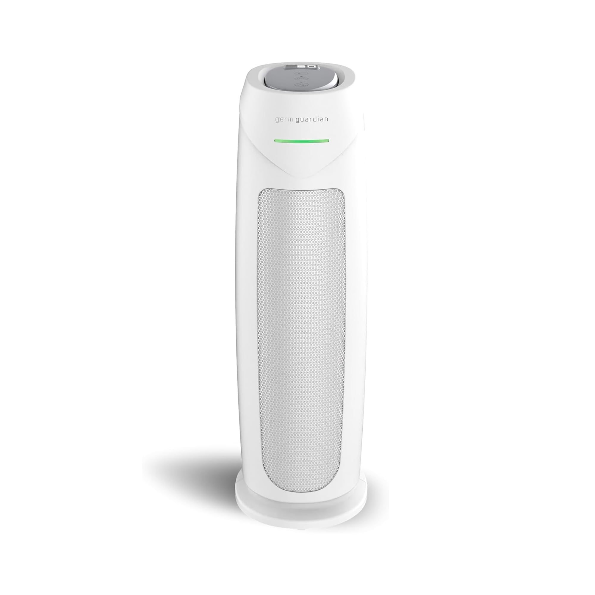 GermGuardian HEPA Large Room Air Purifier for Bedroom, Office, Dorm, and Home - Filters Pet Dander, Dust, Pollen, Smoke, Scents - Air Quality Monitor - AC4880B - 22" Tower - Black