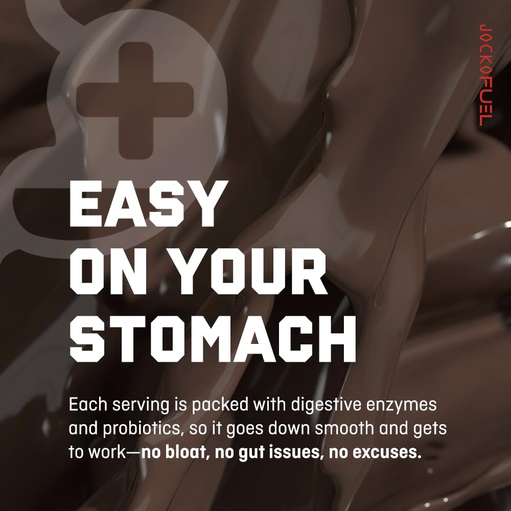 Jocko Fuel Whey Protein Powder, Chocolate Peanut Butter, 22g Protein, Digestive Enzymes + Probiotic Blend, No Sugar Added, with Essential Amino Acids + Electrolyte Minerals, 25 Servings