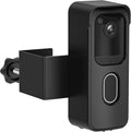 Blink Doorbell Camera Mount, No-Drilling Anti-Theft Video Doorbell Mount for Blink Video Doorbell 2nd Gen, Easy to Install, Door Bell Bracket Kits for Apartments, Renters-Black