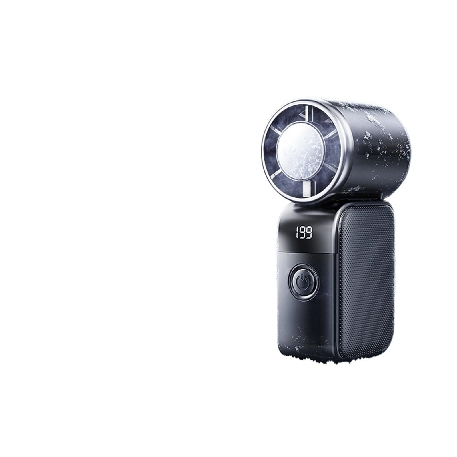 Of the mini portable handheld cooling fan USB rechargeable brushless motor high-speed turbine small wind cannon