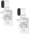 2PACK Blink Mini Outlet Wall Mounts - AC Outlet Wall Plug Mount Stand Holder Bracket for Blink Mini Indoor Camera Without Messy Wires or Screws(Blink Mini is not Include)