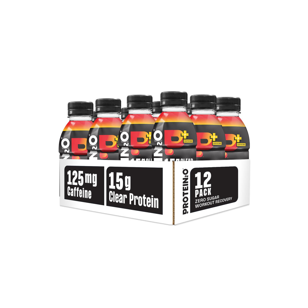 Protein2o 15g Whey Protein Isolate Hydration Drink Plus Energy & Focus, 350mg of Electrolytes, Vitamins B5 & B6, Sugar Free, Cotton Candy, 16.9 oz Bottle (Pack of 12)