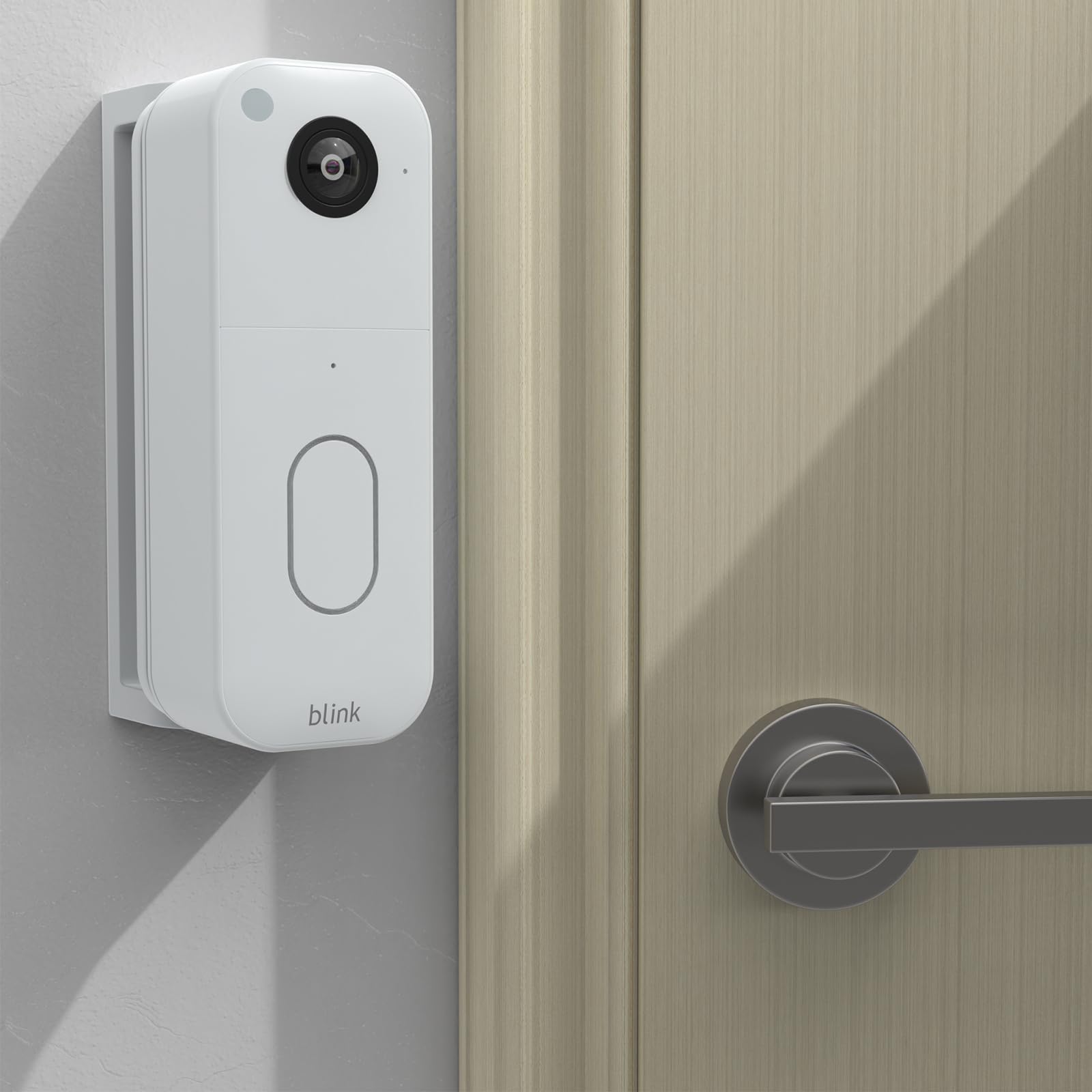Blink Doorbell Mount, Adjustable Angle (0-45 Degree R/L) Mount for Blink Video Doorbell Newest Model (Black)
