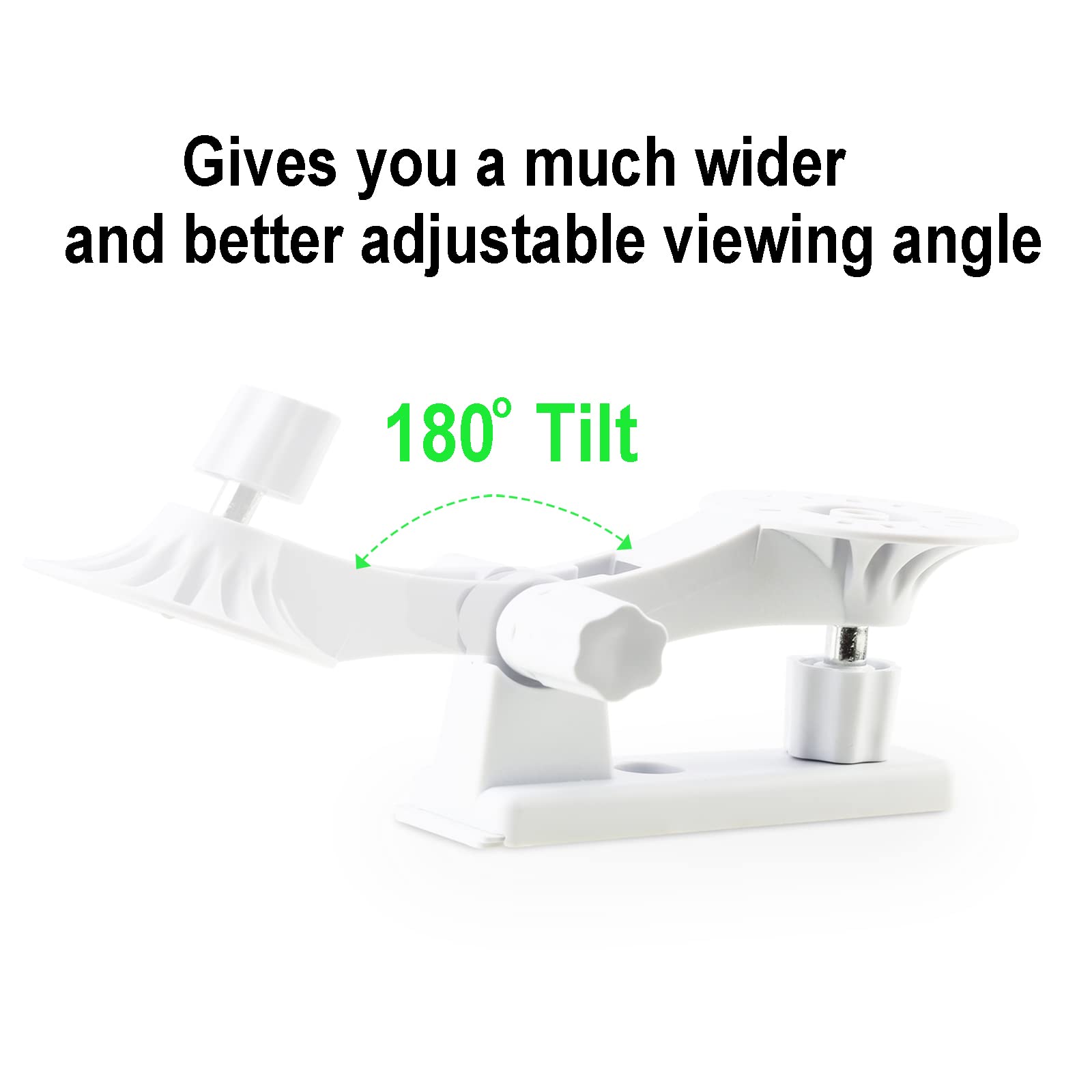 LEFXMOPHY Wall Mount Compatible for Blink Mini Pan-Tilt Mount for Ceiling Mounting Kit 180 Degree Adjustable (Black)