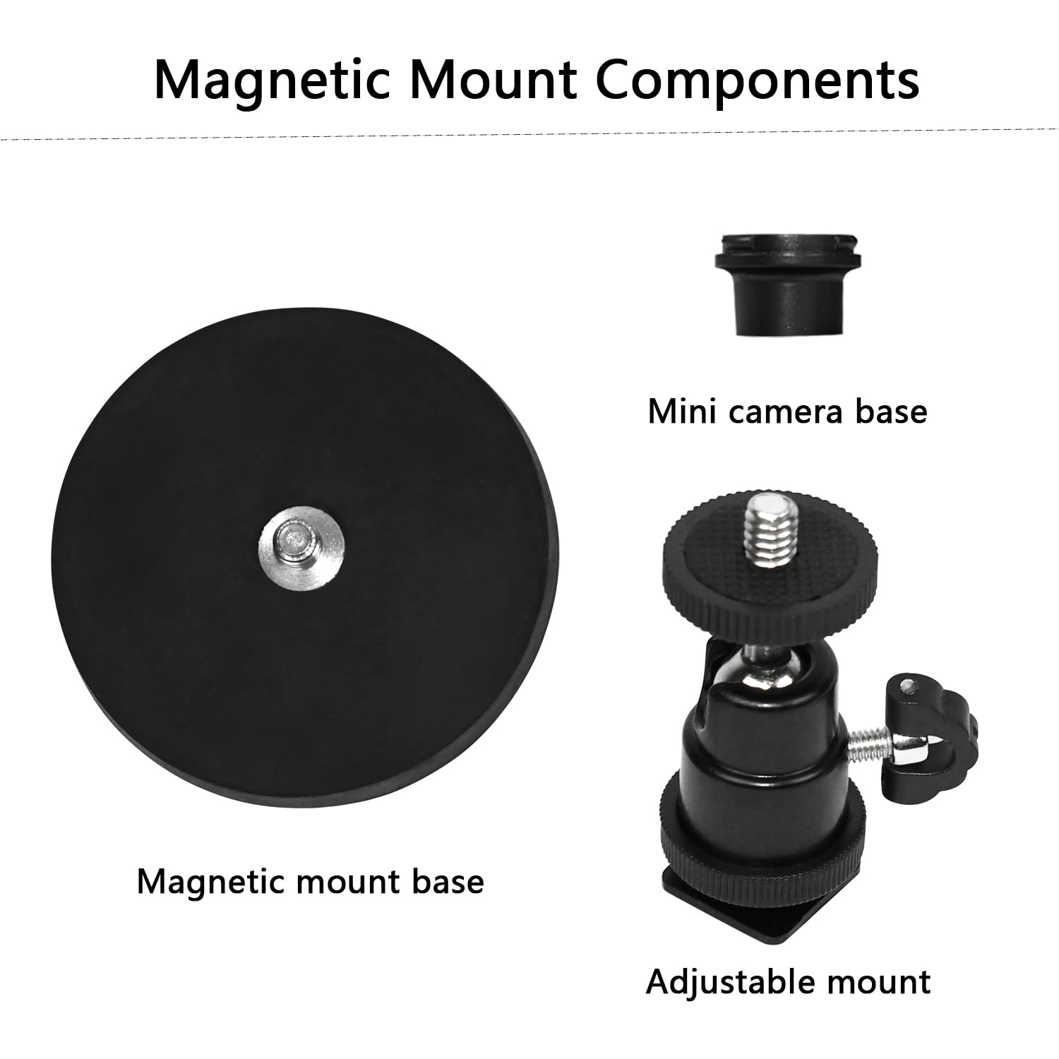 Magnetic Camera Mount Compatible with Blink Outdoor 4, 2k+, Blink Mini 2k+ (New-est Model), Blink Mini, Blink Indoor(All), Eufy E220, Litokam 2k Indoor Cam, No Drill Magnet Camera Bracket Stand, 1Pack