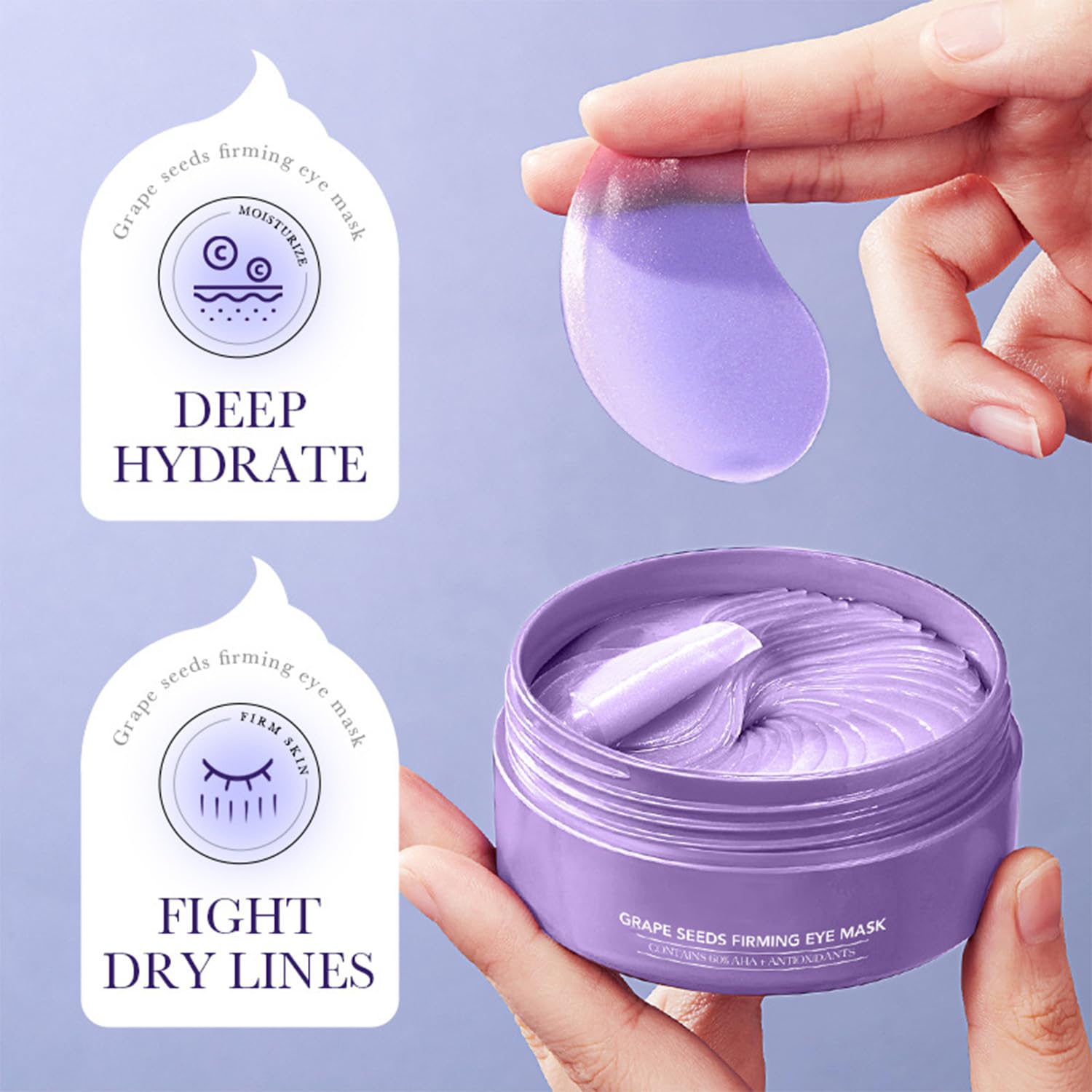 60 Pcs Gradient Under Eye Patches, Eye Patches for Puffy Eyes and Dark Circles, Eye Patches for Dark Circles, Under Eye Mask, Collagen Eye Patches, Eye Mask Skincare, Reduce Wrinkles and Fine Lines