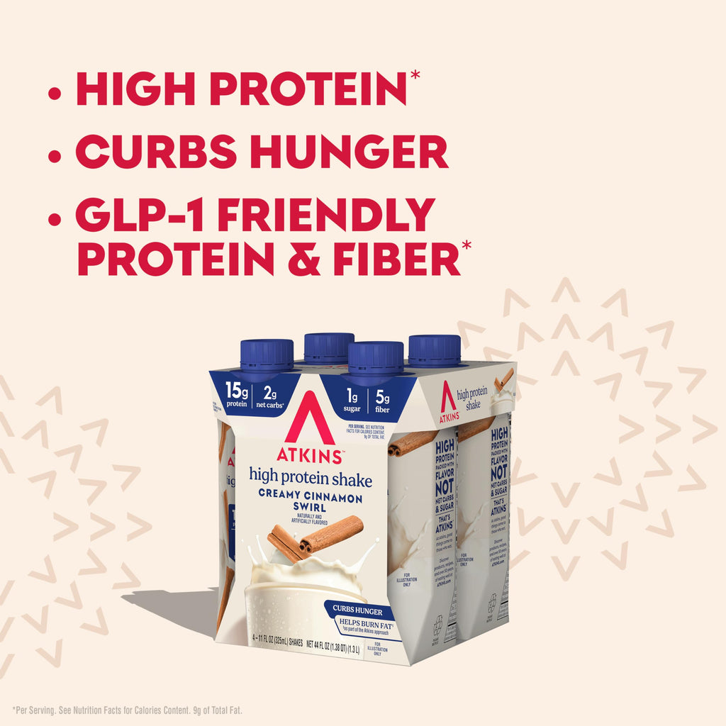 Atkins Chocolate Banana Protein-Rich Shake. With B Vitamins and Protein. Made with Real Fruit. Keto-Friendly and Gluten Free, 11 Fl Oz (Pack of 12)