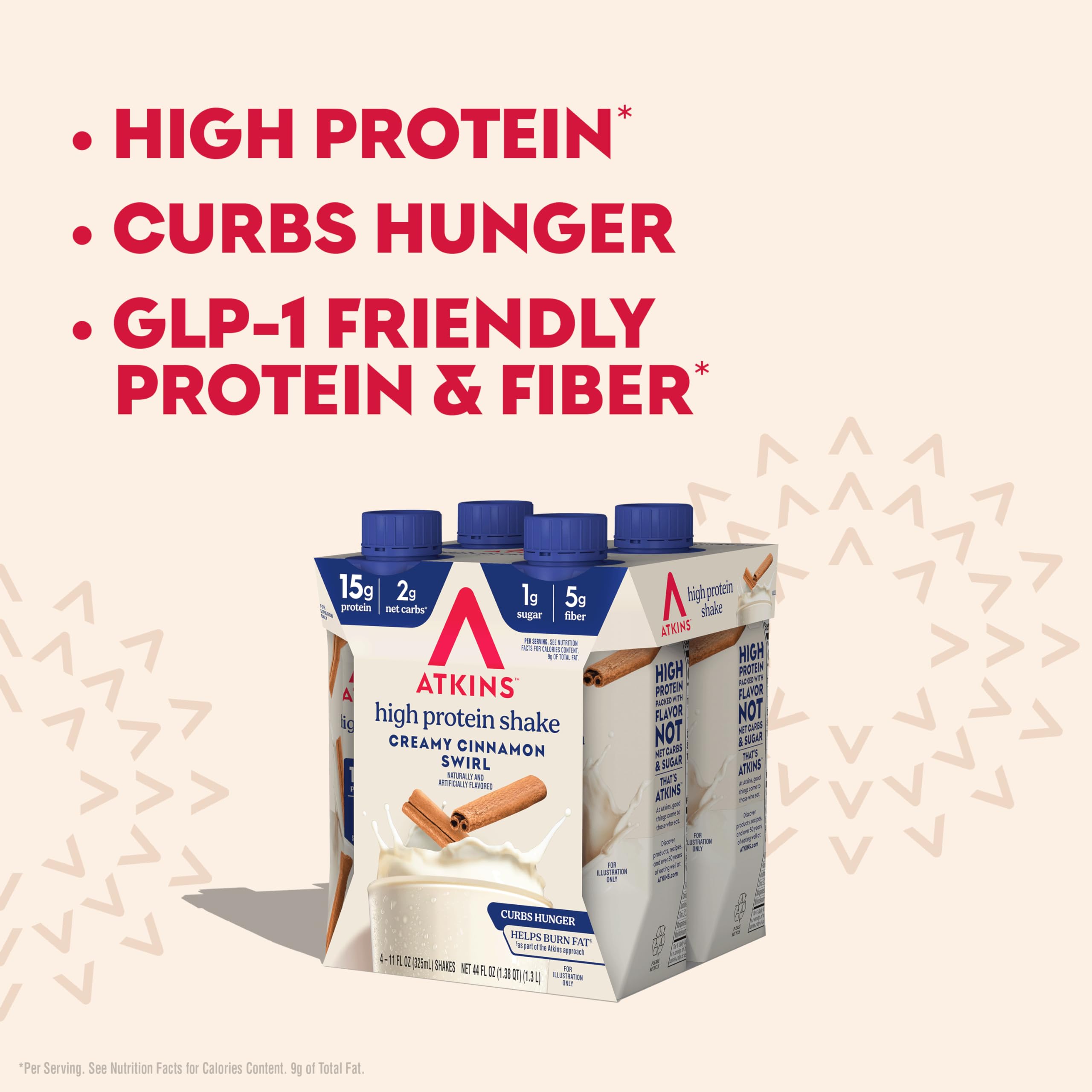 Atkins Chocolate Banana Protein-Rich Shake. With B Vitamins and Protein. Made with Real Fruit. Keto-Friendly and Gluten Free, 11 Fl Oz (Pack of 12)