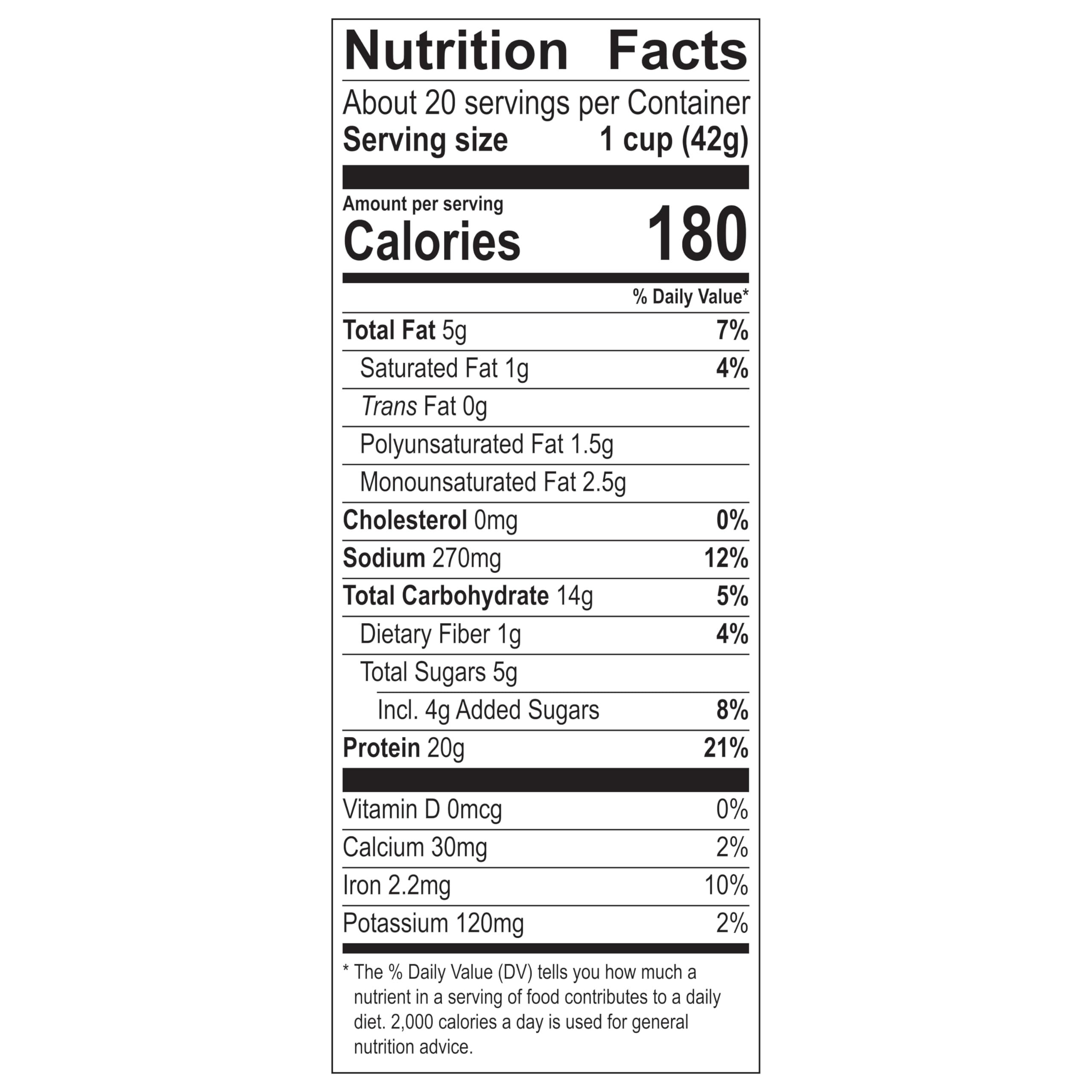 Premier Protein Chocolate Almond Cereal, Chocolatey Protein Cereal Flakes with Sliced Almonds, Contains 20g of Protein Per Serving, 9 OZ Box (Pack of 2)