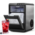 Nugget Ice Maker Countertop, 44Lbs/24H Pebble Ice Maker with Water Tank, Soft Chewable Pellet Ice Machine with Self-Cleaning for Kitchens/Home/Office