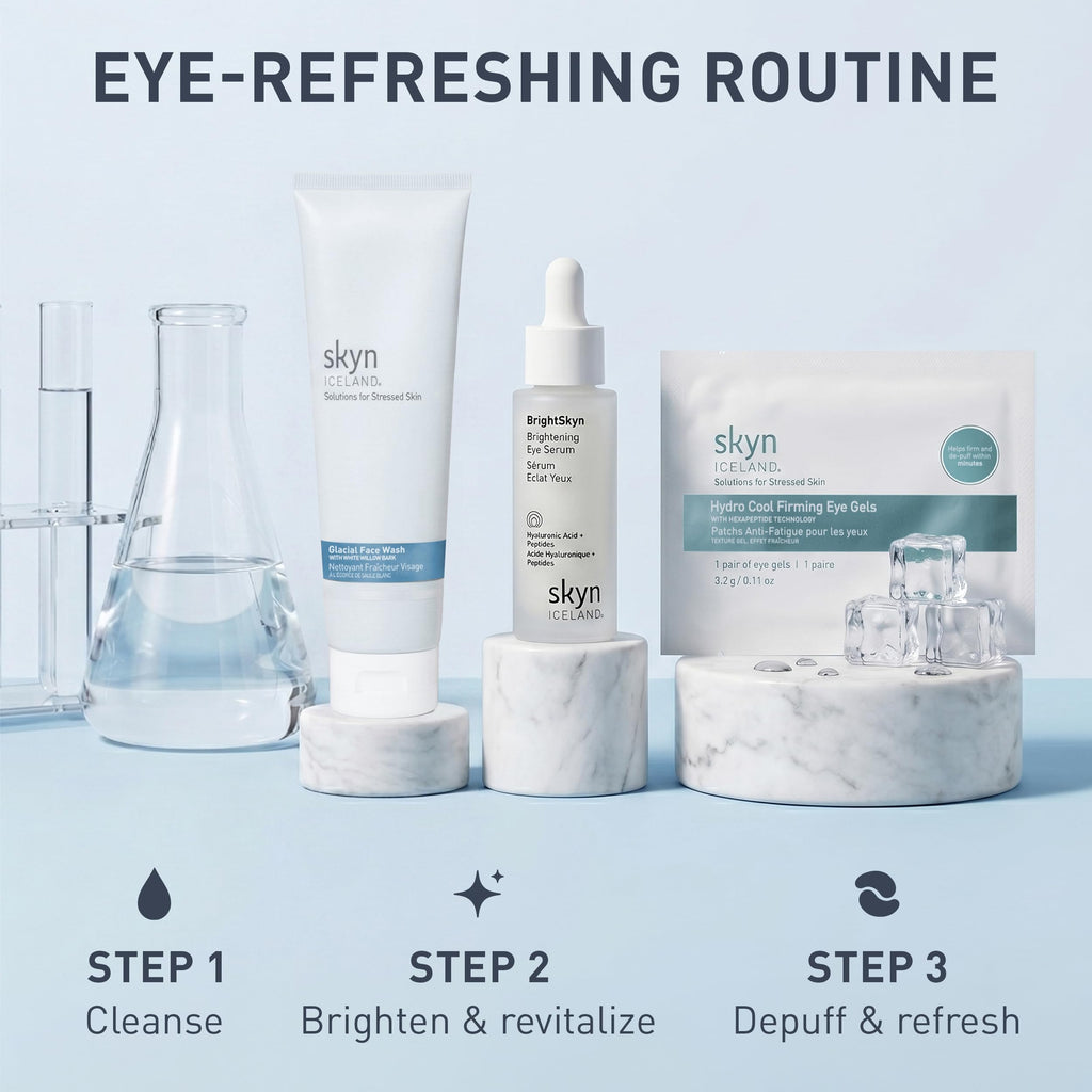 Skyn ICELAND Hydro Cool Firming Eye Patches For Puffy Eyes and Dark Circles