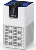 Air Purifiers for Home Large Room 1250 Ft²,MOOKA H13 HEPA Air Purifier for Pets Dust Odor Smoke,Aromatherapy Function,Air Cleaner with 15dB Quiet Sleep Mode for Bedroom Office Living Room,M05,White