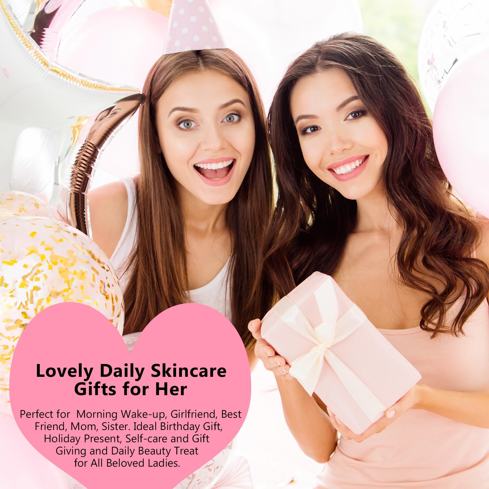 Adofect Hydrogel Caffeine Under Eye Masks, Collagen Eye Patches for Dark Circles Puffy Eyes Under Eye Bags, Deep Hydration Eye Gels for All Skin Types, Skin Care Gifts (Pink, 30 Pairs)