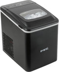 Avanti Ice Maker Mighty Ice Countertop Design Makes 26 Pounds of Bullet-Shaped Ice Cubes in 24 Hours, Digital Touch Controls and Self Cleaning Function, Includes Scoop, Black
