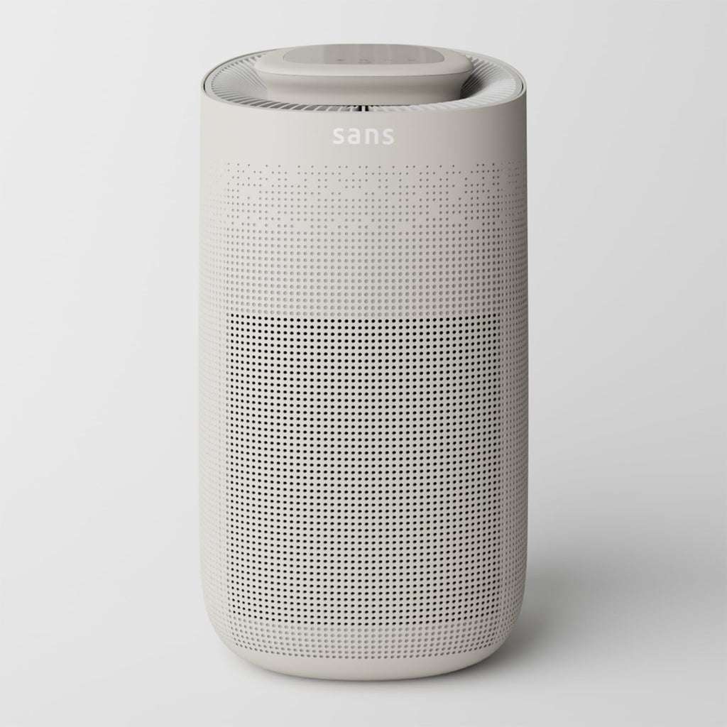 Sans True HEPA Air Purifier for Extra Large Rooms (1,854 sq ft) | UV-C Light Layer & Carbon Odor Absorption | Quiet 25dB Auto-Mode, Captures Smoke, Dust & Allergens (White)