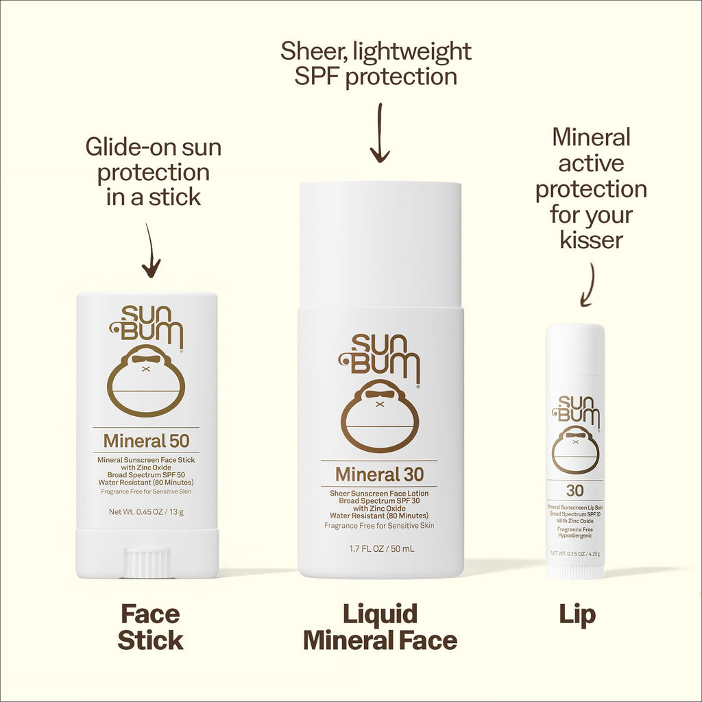 Sun Bum Mineral SPF 50 Sunscreen Body Lotion - Broad Spectrum Moisturizing Sunscreen with Vitamin E - Vegan and Hawaii 104 Act Compliant (Made without Octinoxate & Oxybenzone) - Travel Size - 3 oz