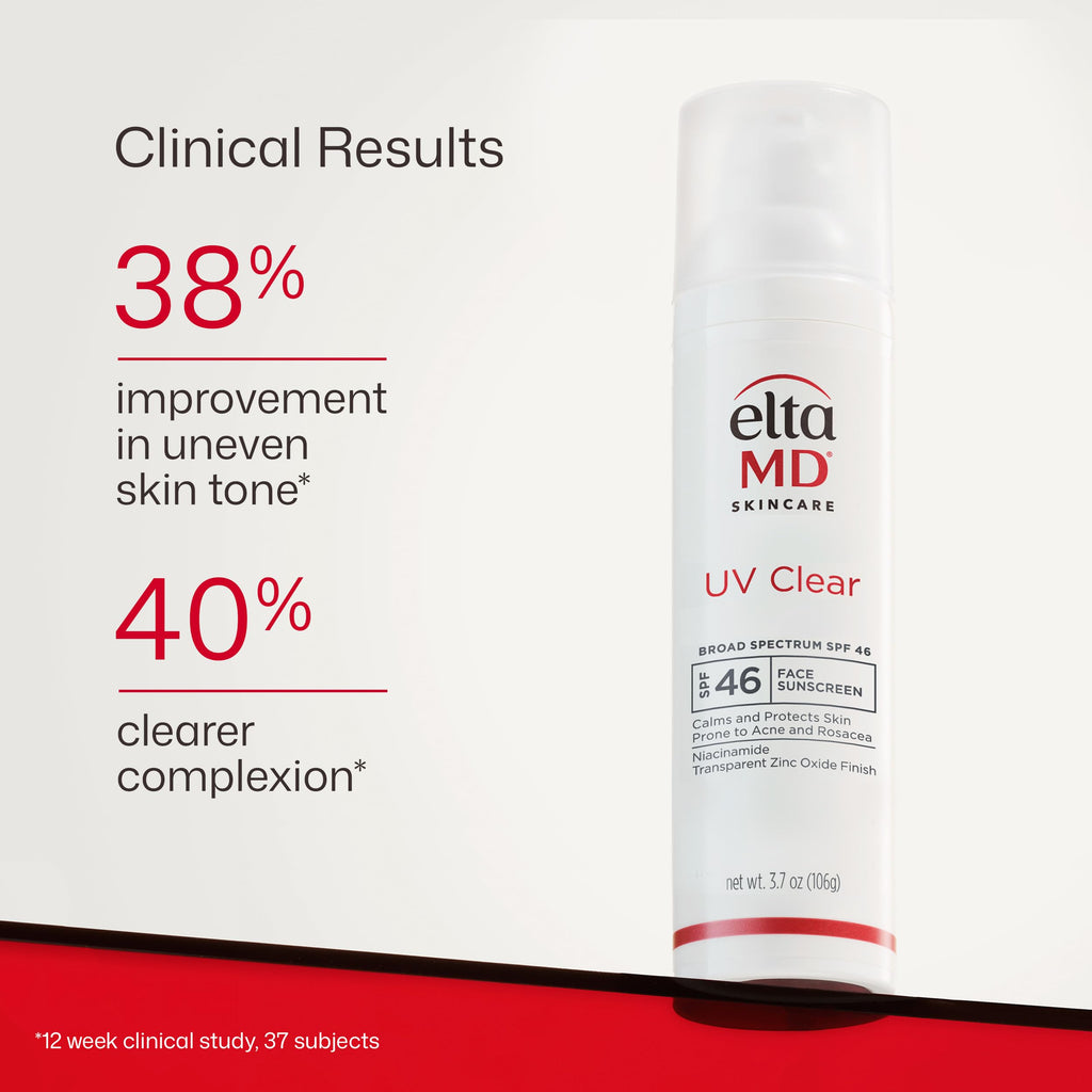 EltaMD UV Clear Face Sunscreen SPF, Oil-Free Sunscreen with Zinc Oxide, Dermatologist Recommended