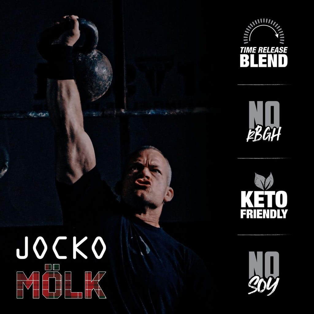 Jocko Fuel Whey Protein Powder, Chocolate Peanut Butter, 22g Protein, Digestive Enzymes + Probiotic Blend, No Sugar Added, with Essential Amino Acids + Electrolyte Minerals, 25 Servings