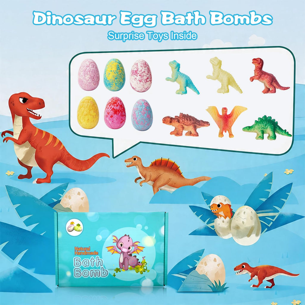 Bath Bombs with Toys Inside, Kids Bath Bombs with Surprise Inside, Play Fizz Bubble Bath Bomb for Boys Girls, Natural Organic Non Toxic Bath Ball Gift Set for Women Men (Sea Animal 12Pcs)