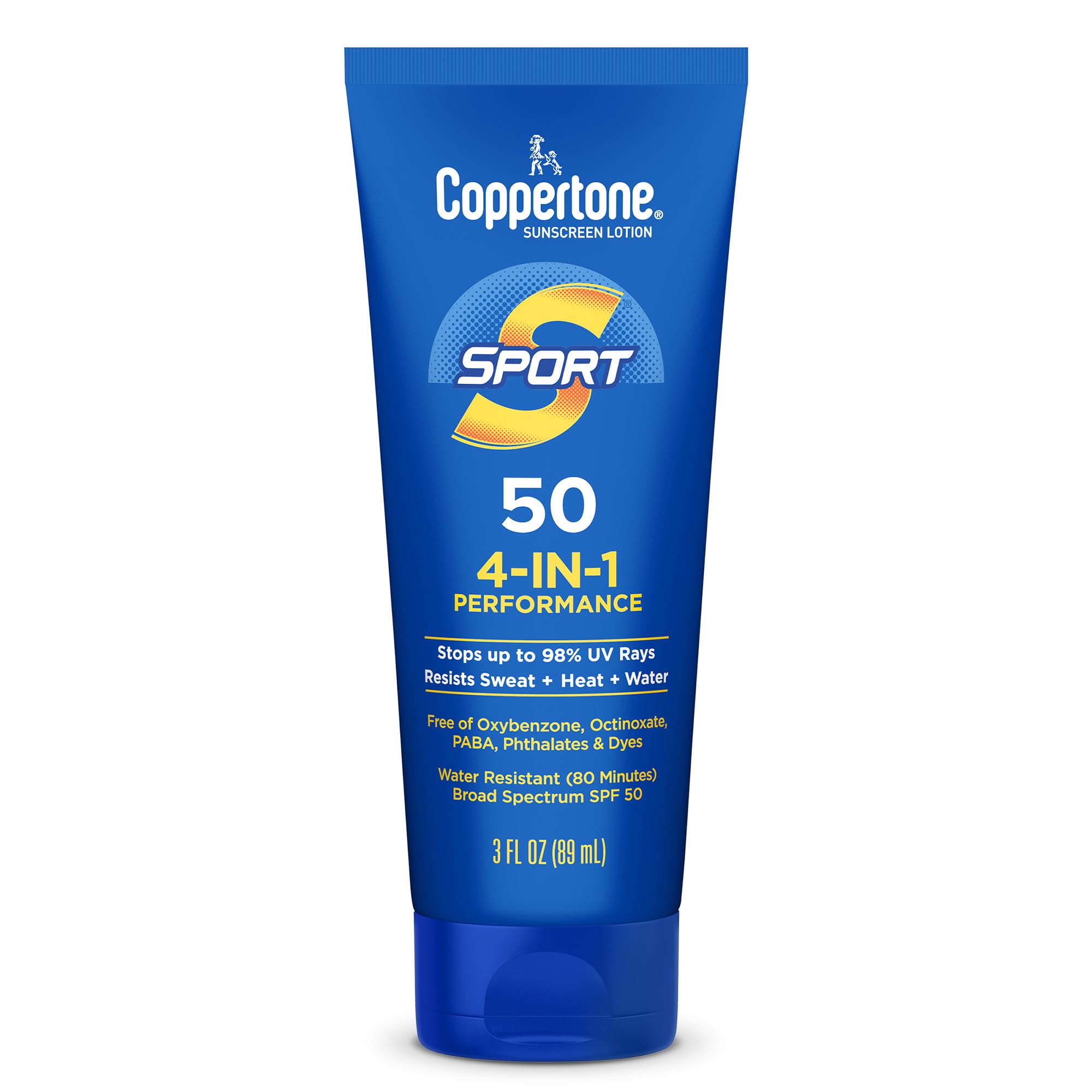Coppertone SPORT Sunscreen Lotion Broad Spectrum SPF 100 (3 Fluid Ounce) (Packaging may vary)