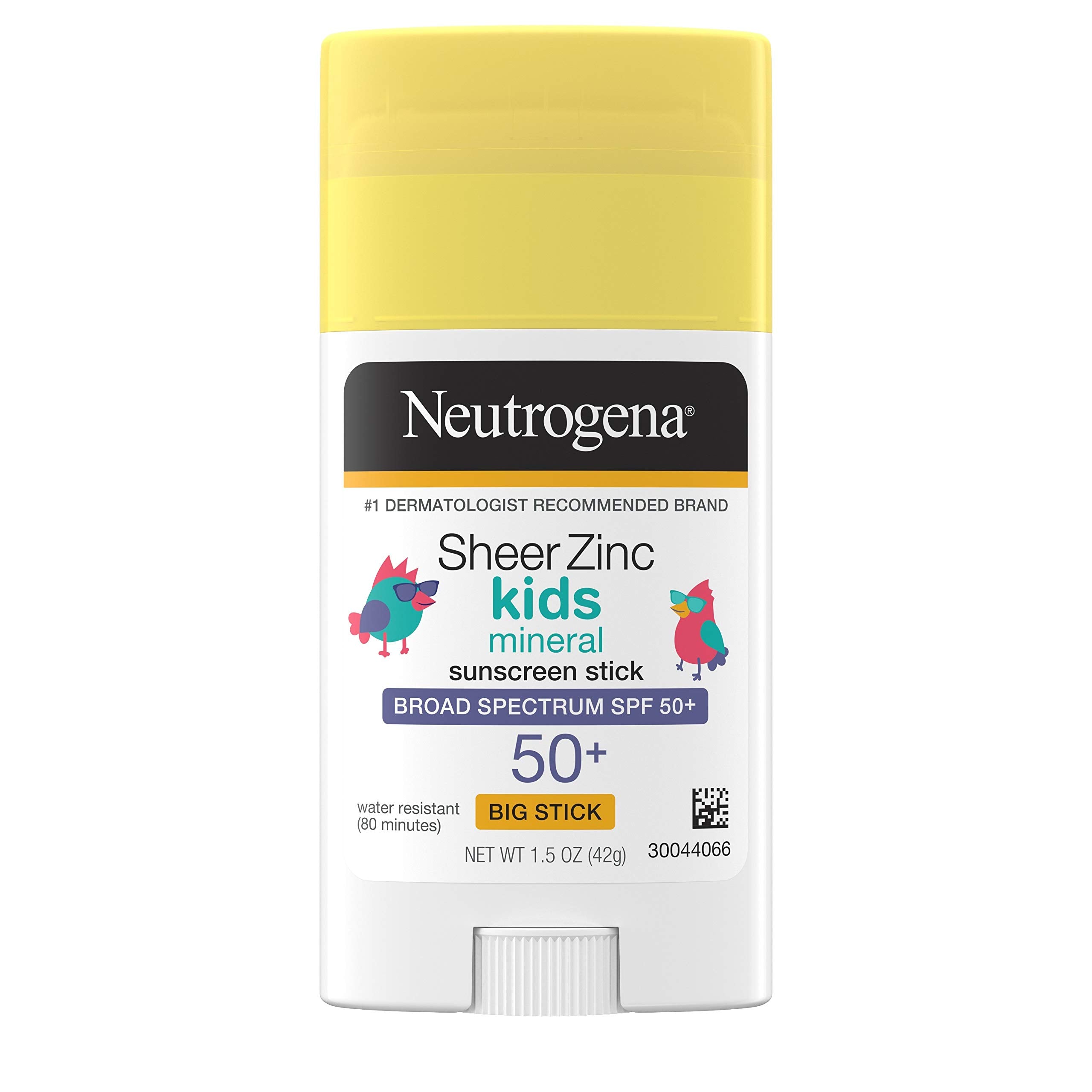 Neutrogena Kids Mineral Sunscreen Sheer Zinc Oxide Lotion, Broad Spectrum SPF 50 with UVA/UVB Protection, Water Resistant for 80 Minutes, Fragrance and Tear Free, 3 FL OZ